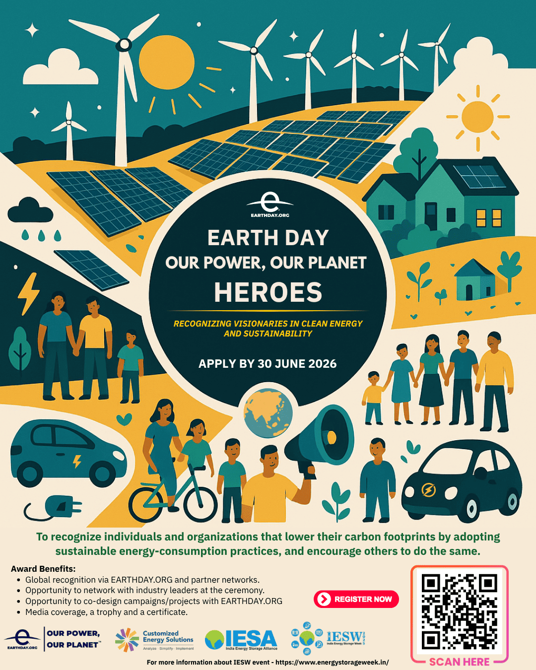 IESA Earth Day Our Power Our Planet Heroes 2026 – Recognizing Visionaries in Clean Energy and Sustainability